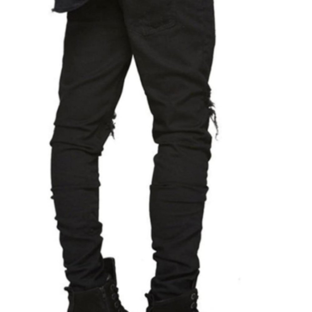 Jeans noires - Ripped Jeans - Picture 4 of 6